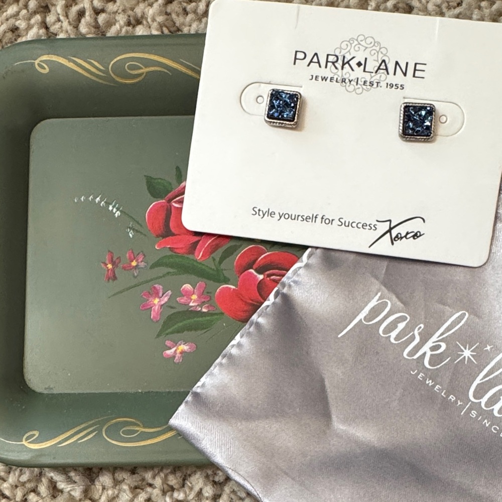 🛍️Park Lane Silver and Blue Gem Earrings🛍️